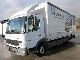 2008 Mercedes-Benz  ATEGO II 818 Flatbed / tarpaulin 7.10 m curtainsider Van or truck up to 7.5t Stake body and tarpaulin photo 1