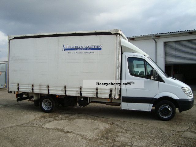 2007 Mercedes-Benz  Sprinter 518 CDI Maxi body + Sliding Plane Van or truck up to 7.5t Stake body photo