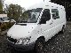 2005 Mercedes-Benz  Sprinter 311 CDI Ahk 313 5 seater Doka Van or truck up to 7.5t Box-type delivery van - high and long photo 2