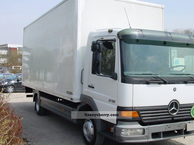 2001 Mercedes-Benz  815 Atego LBW ABS case Van or truck up to 7.5t Box photo