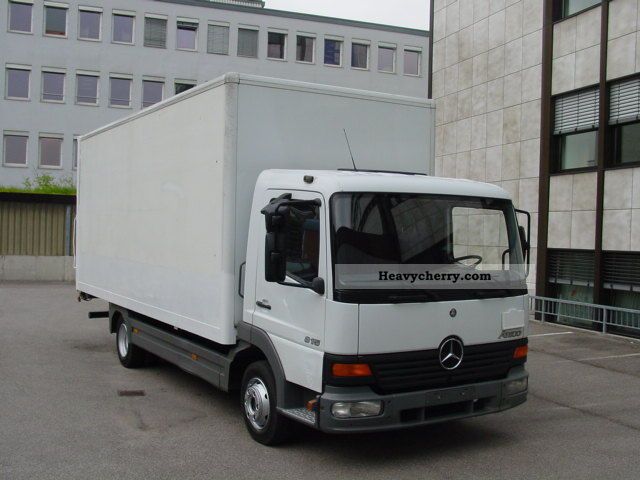 2000 Mercedes-Benz  815 Atego LBW ABS case Van or truck up to 7.5t Box photo