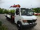 1999 Mercedes-Benz  814 Vario bunk extra long and wide with crane Van or truck up to 7.5t Truck-mounted crane photo 2