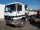 1999 Mercedes-Benz  1840 4x4 with crane HIAB 102 Truck over 7.5t Three-sided Tipper photo 1