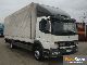 2007 Mercedes-Benz  Atego 1218 L AHK Air Truck over 7.5t Stake body and tarpaulin photo 1