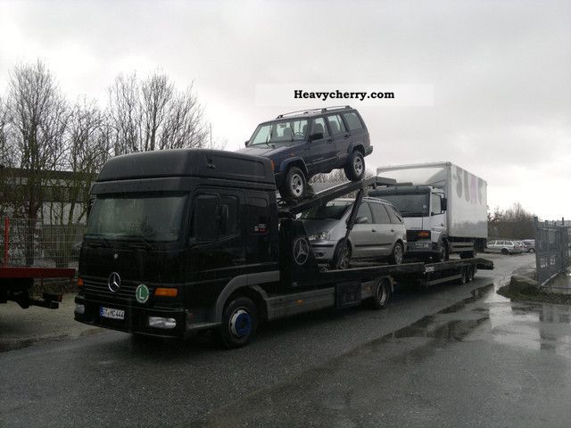 2003 Mercedes-Benz  Atego 923 double-deck trailer without Techau Truck over 7.5t Breakdown truck photo