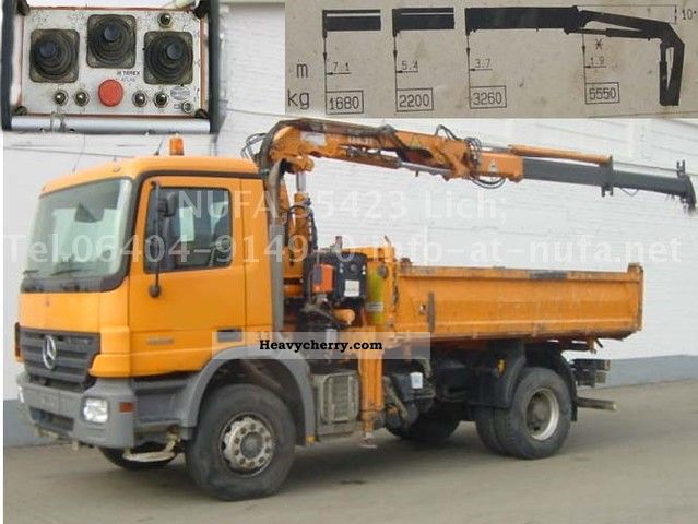2006 Mercedes-Benz  Actros 1836 K Truck over 7.5t Three-sided Tipper photo