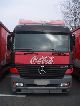2000 Mercedes-Benz  Actros 2540 (2543) Original: 286.000 KM-steering axle Truck over 7.5t Stake body and tarpaulin photo 2