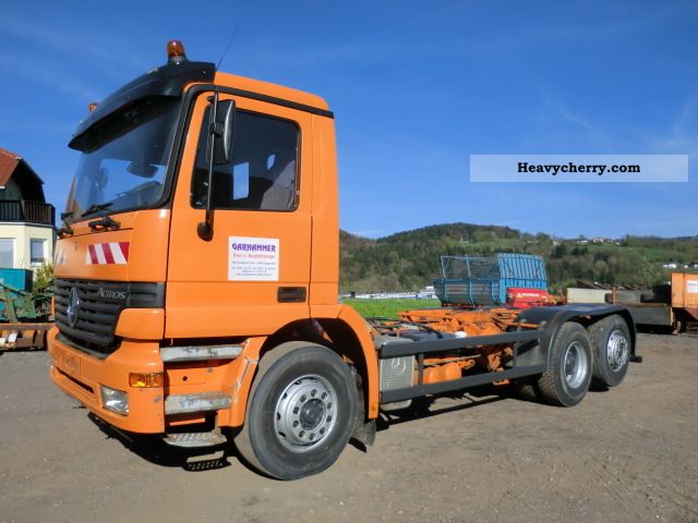 2000 Mercedes-Benz  ACTROS / AP-ACHSE/NEBENANTRIEB-HYDRAULIK/26000kg Truck over 7.5t Chassis photo