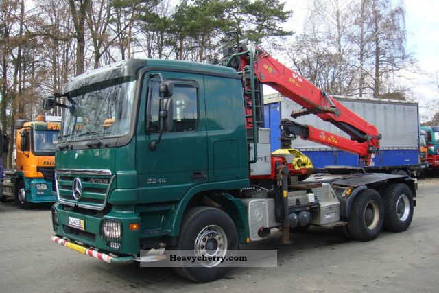 2006 Mercedes-Benz  3346 Actros 6X4 WOOD EPSILON Truck over 7.5t Timber carrier photo