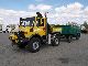 1991 Mercedes-Benz  UNIMOG 1400 tipper + crane Truck over 7.5t Tipper photo 1