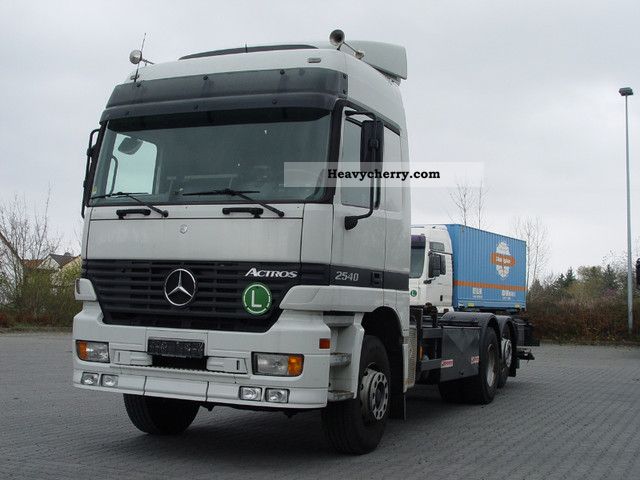 2000 Mercedes-Benz  Actros 2540 6x2 Telligent / Megaspace / top condition Truck over 7.5t Swap chassis photo