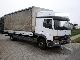 2000 Mercedes-Benz  1217 long flatbed sleeper Truck over 7.5t Stake body and tarpaulin photo 1