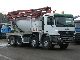 Mercedes-Benz  3241 8x4 Pumi / swing 21m / only 596 hours! 2005 Cement mixer photo
