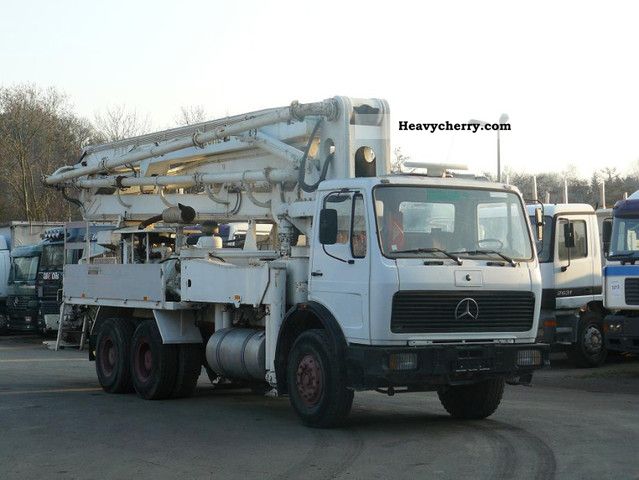 1994 Mercedes-Benz  2626 / 6X4 Druetta 36m pump 3019Std Truck over 7.5t Concrete Pump photo