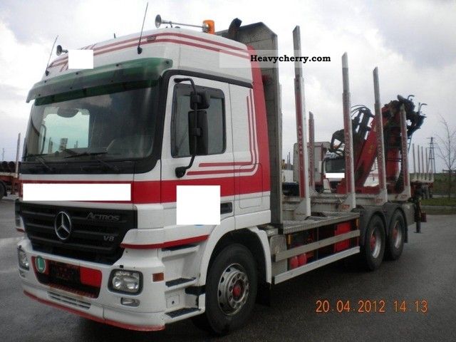 2006 Mercedes-Benz  2650 6x4 with Epsilonkran E 110Z81 Truck over 7.5t Timber carrier photo