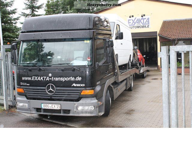 1999 Mercedes-Benz  Atego 823 Van or truck up to 7.5t Car carrier photo