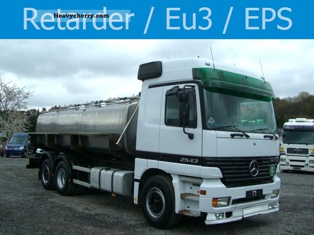 2002 Mercedes-Benz  2543 L-MILK COLLECTION CAR Steel House Truck over 7.5t Food Carrier photo