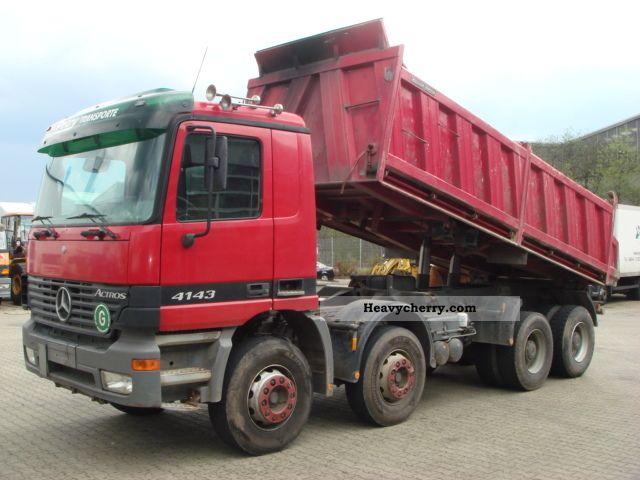 2001 Mercedes-Benz  4143 manual 8x4 Euro 3 Truck over 7.5t Tipper photo