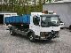 Mercedes-Benz  818 Hook Multilift € 3 with container 2002 Roll-off tipper photo