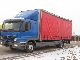 Mercedes-Benz  atego 12 18 sleeping cabin with curtains 7500 2005 Stake body and tarpaulin photo
