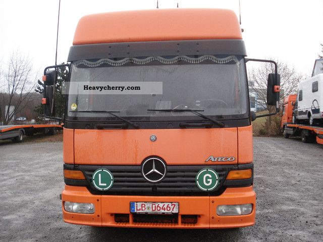 2002 Mercedes-Benz  Atego 923 high roof air train for 3-4 Complete Van or truck up to 7.5t Car carrier photo