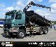 Mercedes-Benz  Actros 3340 6x6 CRANE HMF 1463 (8m = 1.6to) KIPPER 2002 Truck-mounted crane photo