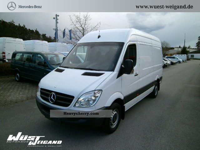 Mercedes Benz Sprinter 313 Cdi Ka Climate High Roof 3665 3 Seats 2010 Box Type Delivery Van Long Photo And Specs