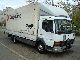 2003 Mercedes-Benz  Atego 818 climate Luftgefederung, Tail Truck over 7.5t Stake body and tarpaulin photo 1