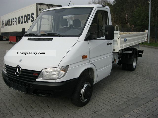 Mercedes Benz Sprinter 411 Meiller Three Way Tipper 2001
