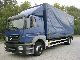 Mercedes-Benz  Axor 1828 L / + COVER PLATFORM / LBW 2006 Stake body and tarpaulin photo