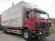 1995 Mercedes-Benz  1824 L / glass transporter / Crane Truck over 7.5t Stake body and tarpaulin photo 1