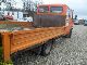 1995 Mercedes-Benz  61 D double cab flatbed (long platform) Van or truck up to 7.5t Stake body photo 2