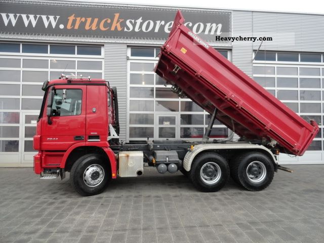 2009 Mercedes-Benz  2644 K 6x4 * MP3 * ** only 55Tkm MEILLER Truck over 7.5t Tipper photo