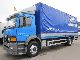 Mercedes-Benz  Atego 1828 L Flatbed / tarpaulin LBW 2 to 7.3 m. 2000 Stake body and tarpaulin photo