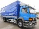 2000 Mercedes-Benz  Atego 1828 L Flatbed / tarpaulin LBW 2 to 7.3 m. Truck over 7.5t Stake body and tarpaulin photo 1