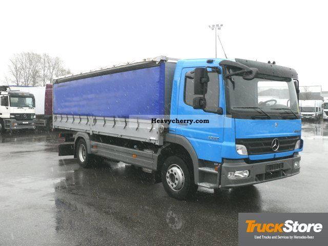 2008 Mercedes-Benz  Atego 1222 L air Truck over 7.5t Stake body and tarpaulin photo