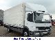 Mercedes-Benz  Atego 1222 L, 7.15 mtr. long, canvas, EURO 5 2009 Stake body and tarpaulin photo