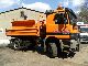 1998 Mercedes-Benz  1831 AK 4x4 local hydraulic winter service Truck over 7.5t Three-sided Tipper photo 9
