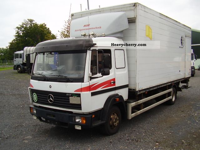 1996 Mercedes-Benz  Case 817 ECO POWER LBW air air navigation Van or truck up to 7.5t Box photo