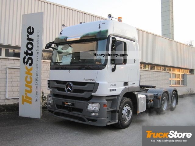 2009 Mercedes-Benz  Actros 2646 LS MP3 Euro5 climate Semi-trailer truck Standard tractor/trailer unit photo