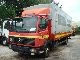 1997 Mercedes-Benz  817 Eco Power tarp Van or truck up to 7.5t Stake body and tarpaulin photo 1