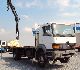 2000 Mercedes-Benz  1828 Atego flatbed rear crane Hiab 102-4 point Truck over 7.5t Stake body photo 2