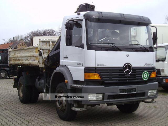 1999 Mercedes-Benz  CRANE TRUCK 1823 Atego Truck over 7.5t Three-sided Tipper photo