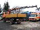 1990 Mercedes-Benz  CA 1417 4x4 flatbed with crane ATLAS 80.1 Truck over 7.5t Stake body photo 2