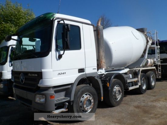 2008 Mercedes-Benz  Actros 3241, 9cbm STETTER MIXER Truck over 7.5t Cement mixer photo