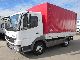 Mercedes-Benz  ATEGO 816 Flatbed / tarpaulin payload 3.14 to 4.20 m 2008 Stake body and tarpaulin photo