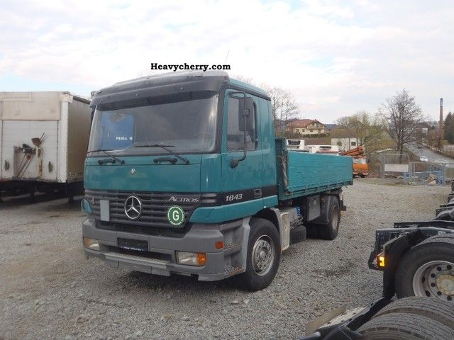 1999 Mercedes-Benz  Actros 1843L Truck over 7.5t Three-sided Tipper photo