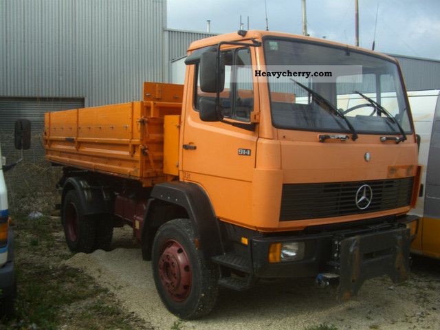 1989 Mercedes-Benz  914 AK 1.Hand only 88.661Km municipal vehicle Truck over 7.5t Tipper photo