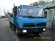 1996 Mercedes-Benz  917 Flatbed with crane, ATM 75000 km Van or truck up to 7.5t Stake body photo 1