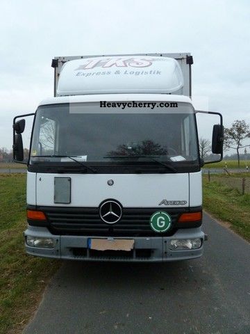 2001 Mercedes-Benz  Atego 815 Van or truck up to 7.5t Stake body and tarpaulin photo